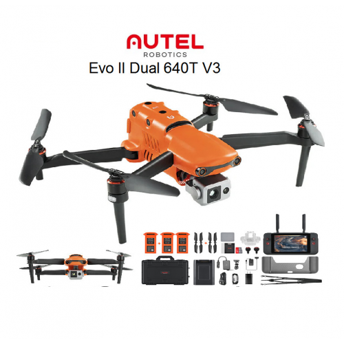 AUTEL EVO II 640T V3 Rugged Bundle - Drone Autel Robotics Evo II Dual 640T V3